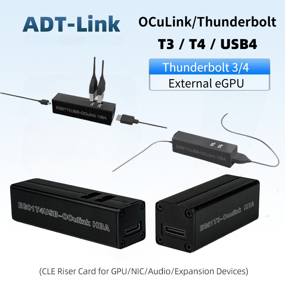 Gpu External Dock Egpu Thunderbolt 4 - T3 / T4 OCuLink 썬더볼트 4