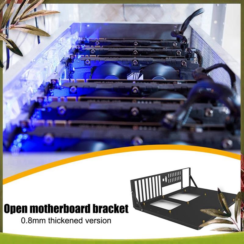 New-3X 마이닝 프레임 마이닝 ETH 마더보드 브래 - Gpu Mining Rig Frame 8 Gpu 리뷰 및 가격