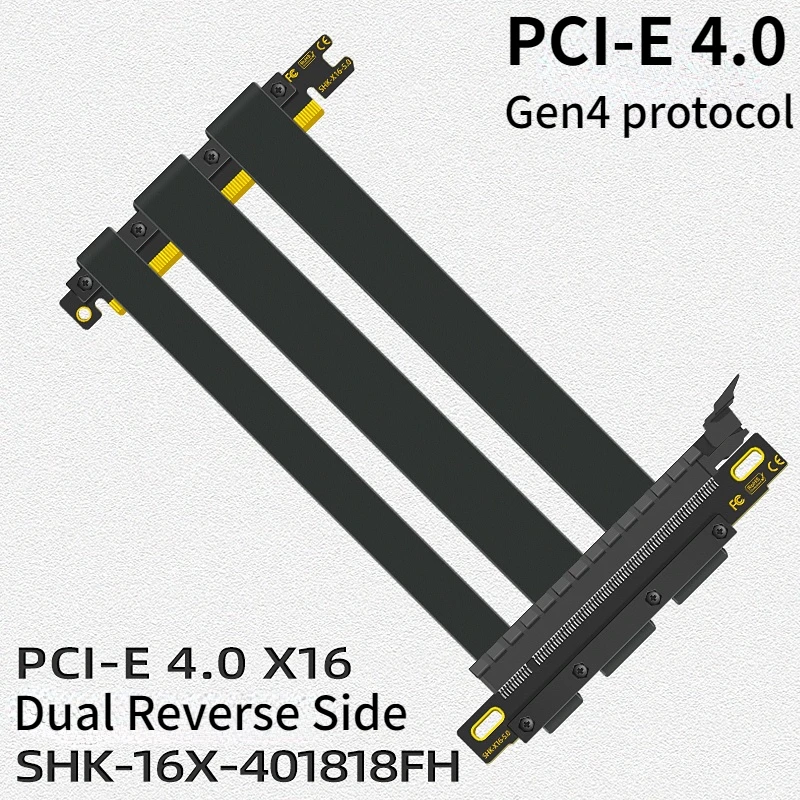 새로운 PCI 익스프레스 4.0 16X 듀얼 리버스 커 - Itx Gpu Riser Pcie 4.0 16X 리뷰 및 가격
