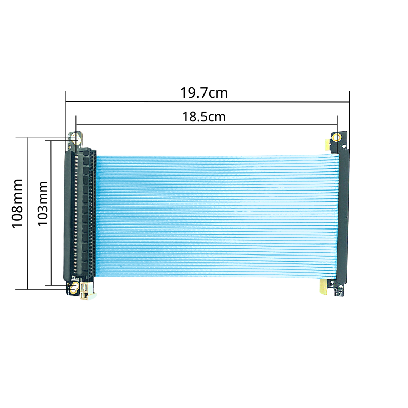 듀얼 리버스 Pcie 4.0 라이저 케이블, 185mm - Itx Gpu Riser Pcie 4.0 16X 리뷰 및 가격