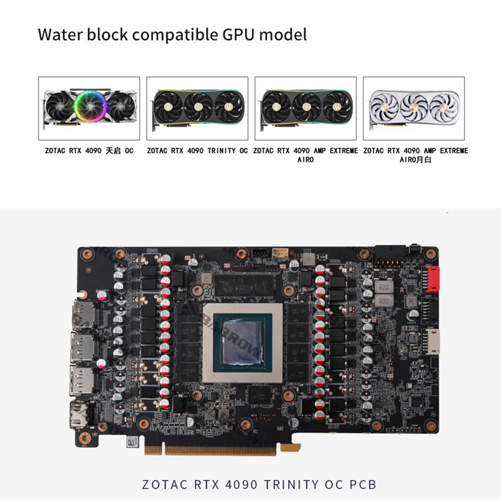 BARROW ZOTAC GeForce RTX 4090  - Rtx 4090 Water Block 리뷰 및 가격