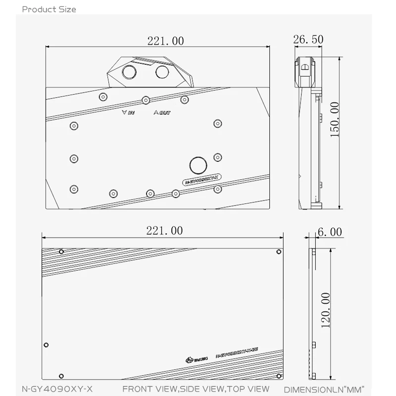 Bykski N-GY4090XY-X GPU 블록은 GA - Rtx 4090 Water Block 리뷰 및 가격